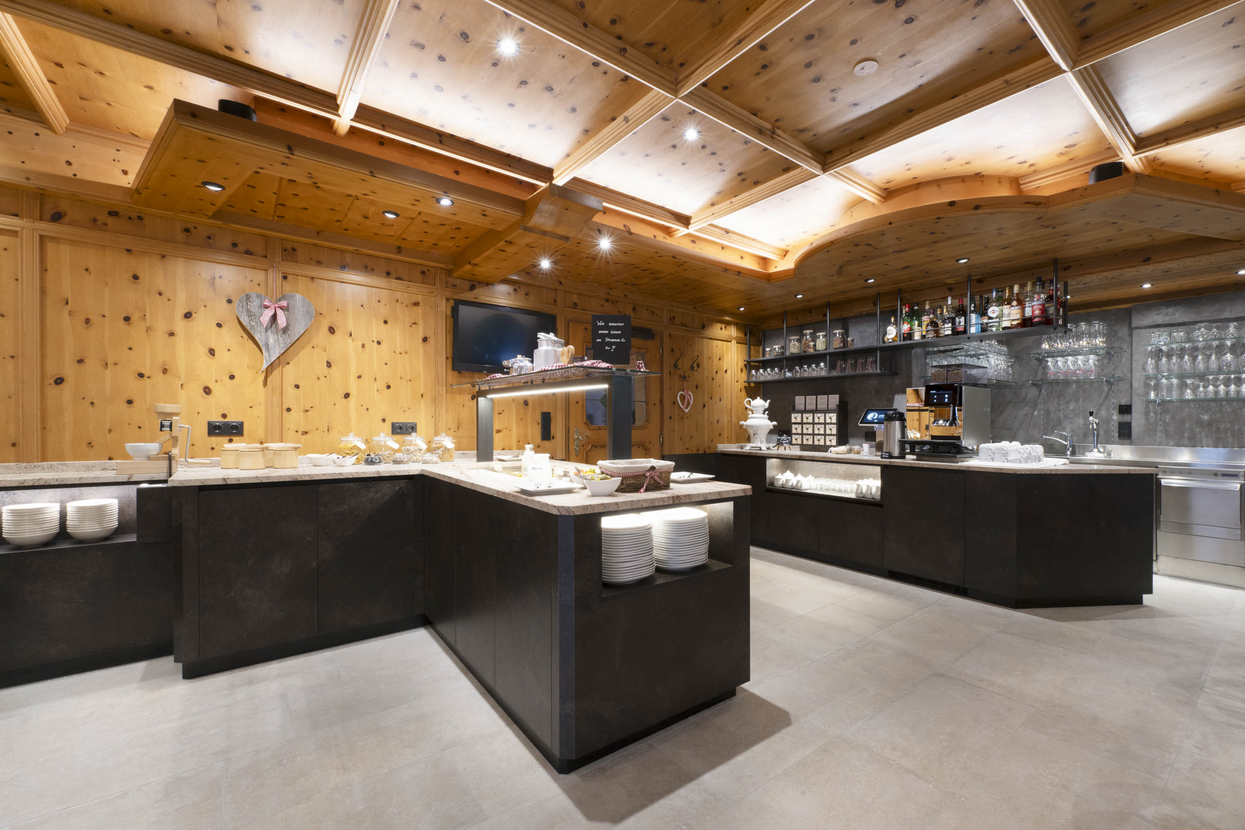 Frühstücksbuffet im Hotel Angelika