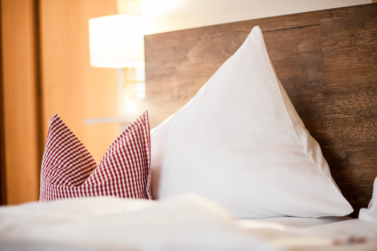 Close-up detail of a pillow